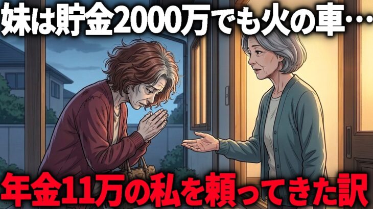 【年金11万】2000万あった妹が、私をうらやむようになった理由。豪遊で崩れた5つの違い