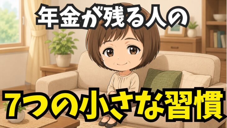 【年金生活】贅沢していないのにお金が残らない。本当は年金が入った直後が1番危ない。最初の3日に気をつける習慣7選【シニア】