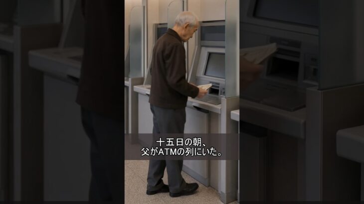 「使い道は聞くな」年金暮らしの父が毎月15日に下ろす三万円。後をつけた娘が見た光景#朗読 #シニア #短編ドラマ
