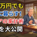 【シニアライフ】年金月15万円でも豊かに暮らす、夫婦二人のリアルな1ヶ月家計簿