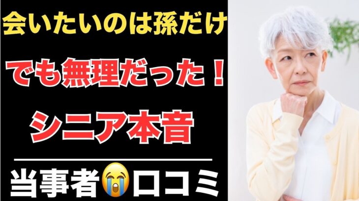 【シニア本音】孫に会いたい。でも子供夫婦には会いたくない…20人のシニア口コミ　紹介します