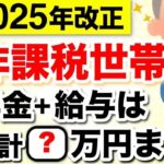 【緊急速報】2026年度から年金と給与が両方ある人の非課税基準が変更！65歳単身の場合はどうなる？ #年金改正2025