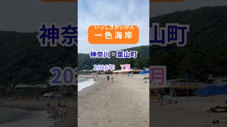 一色海岸　神奈川・葉山町　2026年7月#神奈川 #シニア #旅行好き