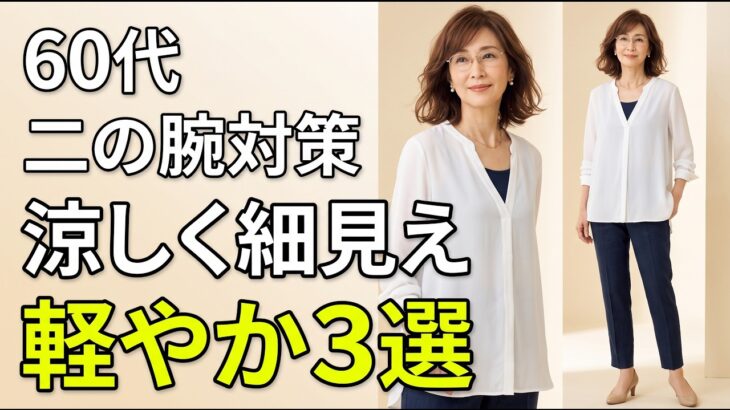 知らないと損！五分袖・羽織りで二の腕が涼しく細く見える夏の着こなし3選
