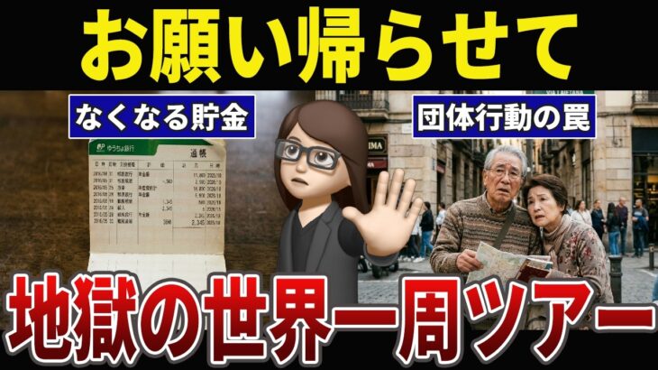 【最悪】世界一周ツアーで地獄をみたシニアの口コミ30選