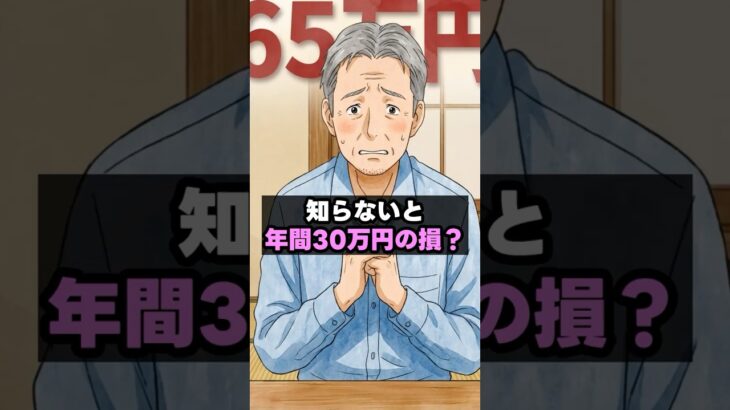 【警告】知らないと年間30万円の損！基準額が大幅に引き上げられた2026年『65万円の壁』の真実 #年金 #在職老齢年金