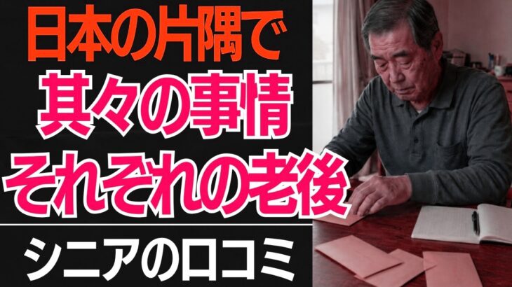 【年金じゃ暮らせない】「こんなはずじゃなかった…」生活保護以下の極貧に苦しむ30人の残酷なリアル口コミ30選紹介します【シニアの口コミ】