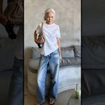 (감성짱 엄마룩)청바지도 우아하게~50,60,70청바지룩#중년패션#시니어패션#мода #fashion#おしゃれママ #60대여성룩#옷잘입는법#style #ootd
