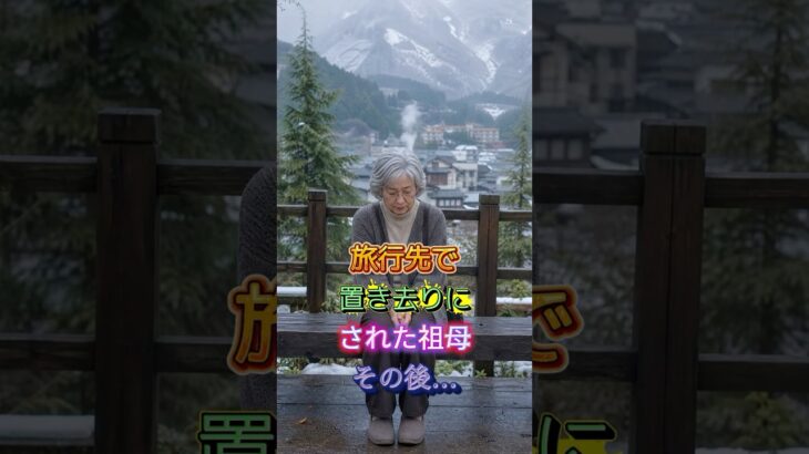 旅行先で置き去りにされた祖母 #60歳代 #シニア#スカッとする話 #夫婦
