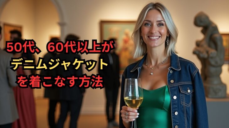 60代以上でもデニムジャケットを素敵に着こなす方法（5つの賢いスタイリング術）