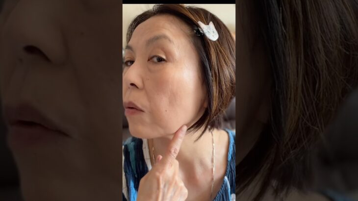 【シニア】60代乾燥肌•ファンデーションに下地は必要？半顔で検証！#60歳代 #美容