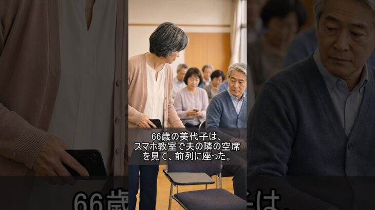 66歳の妻がスマホ教室で残した夫の隣の空席#朗読 #シニア #短編ドラマ