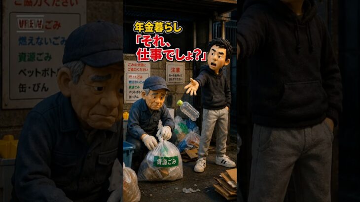 年金暮らしの69歳に「それ、仕事でしょ？」#shortsfeed #shorts#年金暮らし #シニアの仕事 #定年後の暮らし #69歳 #ごみ分別 #マンション管理 #人生の教訓 #心温まる話
