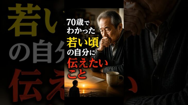 【70歳になって初めて気づいた。若い頃に必死で働くべきだった理由】#シニア #老後  #お金 #年金 #定年後 #後悔 #人生の教訓   #シニアライフ #老後の暮らし #心に響く #人生の知恵
