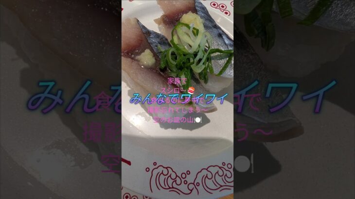 【70代おばあちゃんのシニア生活】家族でスシロー🍣🍣😊