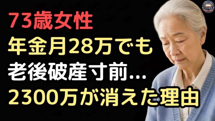 73歳女性、年金月28万円で「老後破産」寸前。2300万円が5年で消えた本当の理由
