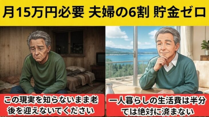 単身老後の9割が直面する残酷な真実！年金だけでは生活できない一人暮らしのリアル