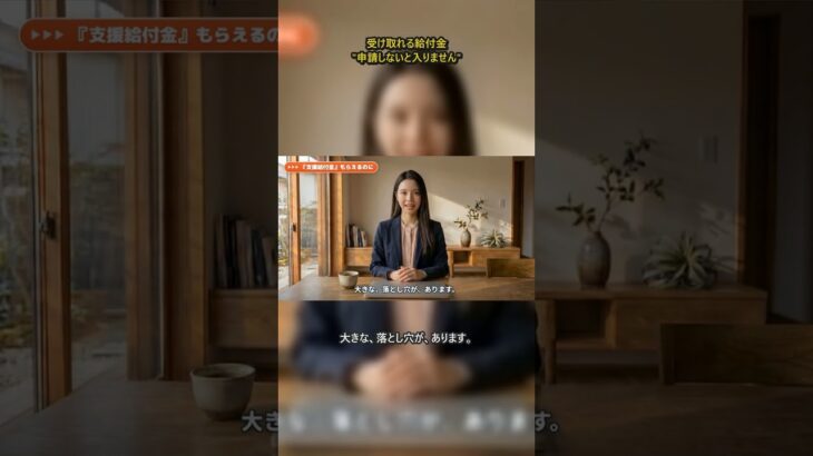 受け取れる給付金、”申請しないと入りません”｜年金が少ない方へ、9月に届くハガキ捨てないで【元年金事務所】#shorts