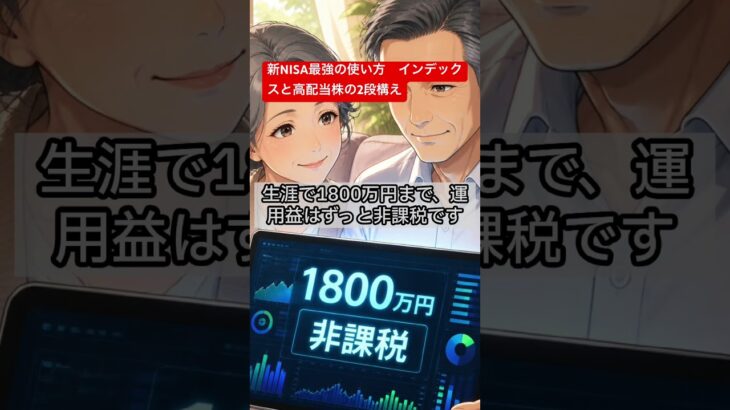新NISA最強の使い方　インデックス運用と高配当株の2段構え