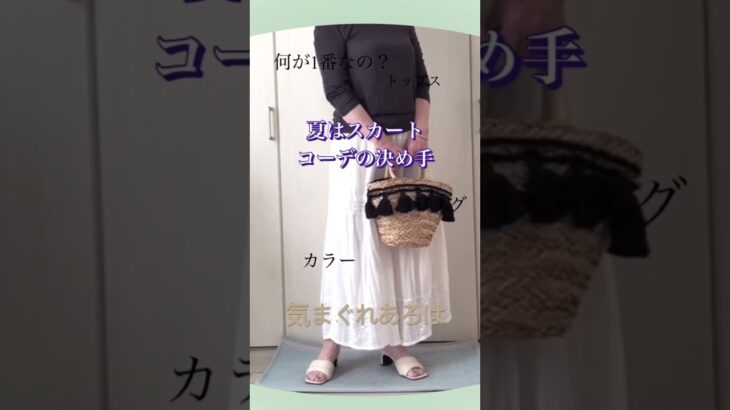 【あろはの夏服】スカートコーデの決め手は？ #ファッション #ZARA#ユニクロ #プチプラ #コーデ