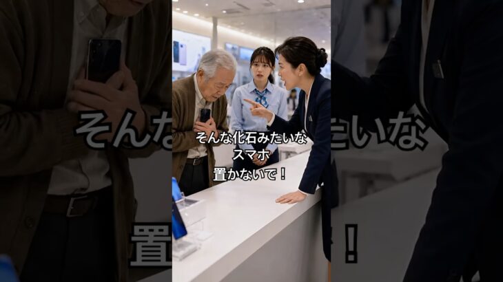 【スカッとする話】「店の品格が下がるんで」スマホ窓口で老人を笑った店長。翌日、老人の正体を知り顔面蒼白…#shorts #職場いじめ #逆転劇 #ドラマ #ショートドラマ
