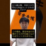 【年金カット】定年後も「月収３０万円」稼ぐシニアが今すぐ確認すべき年金の壁！ #年金 #在職老齢年金 #定年後 #再雇用 #老齢厚生年金 #老齢年金 #shorts #youtubeショート