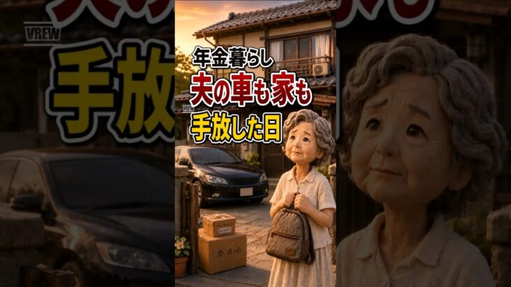 年金暮らしの母が、夫の車と家を手放した日#shortsfeed #shorts #年金暮らし #シニアの暮らし #老後の生き方 #母の決断 #夫の思い出 #家族の話 #感動する話 #泣ける話
