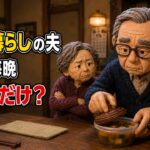 年金暮らしの夫が残した一杯#shortsfeed #shorts#年金暮らし #老後の暮らし #夫婦愛 #シニア夫婦 #家族の優しさ #感動する話 #泣ける話 #みそ汁 #夫婦の物語 #老後