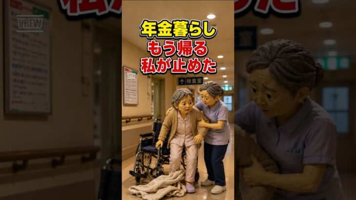 年金暮らしの看護補助、患者の「もう帰る」を止めた理由#shortsfeed #shorts#年金暮らし #看護補助 #看護助手 #シニアの仕事 #病院の仕事 #高齢者 #心温まる話 #感動する話