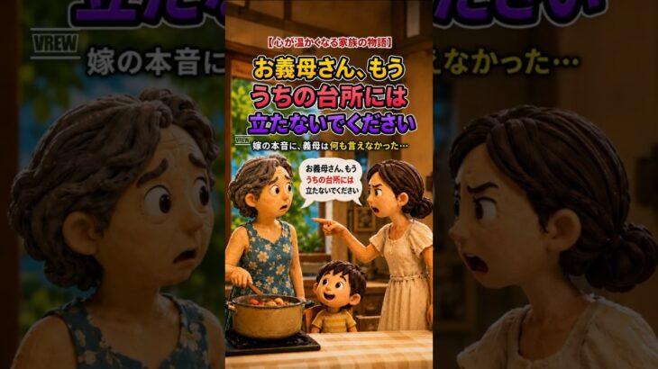 年金暮らしの母「もう台所に立たないで」#shortsfeed#shorts#年金暮らし #シニアライフ #義母と嫁 #嫁姑問題 #家族の物語 #肉じゃが #家族愛 #感動する話 #泣ける話