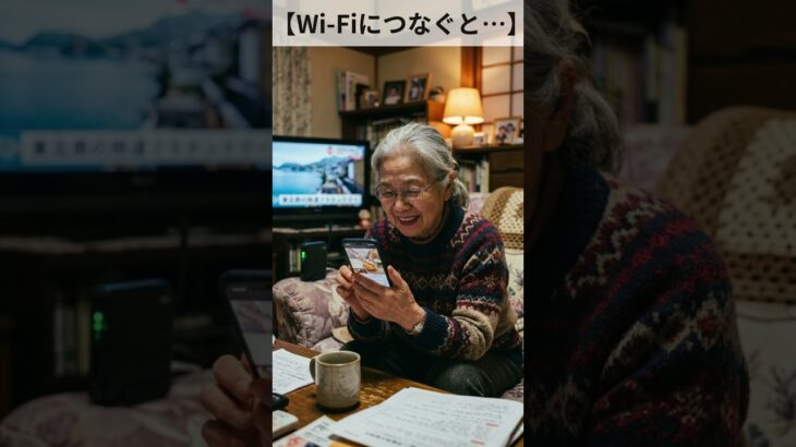 【シニア向け】孫に言われる「ワイファイ」って何？世界一わかりやすく水道に例えて解説！