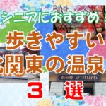 【シニアも安心！】歩きやすい北関東の温泉地３選【足腰にやさしい】