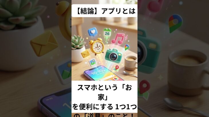 【シニア向け】「アプリって何？」を聞けないあなたへ。世界一わかりやすく「お家の家具」に例えて解説！