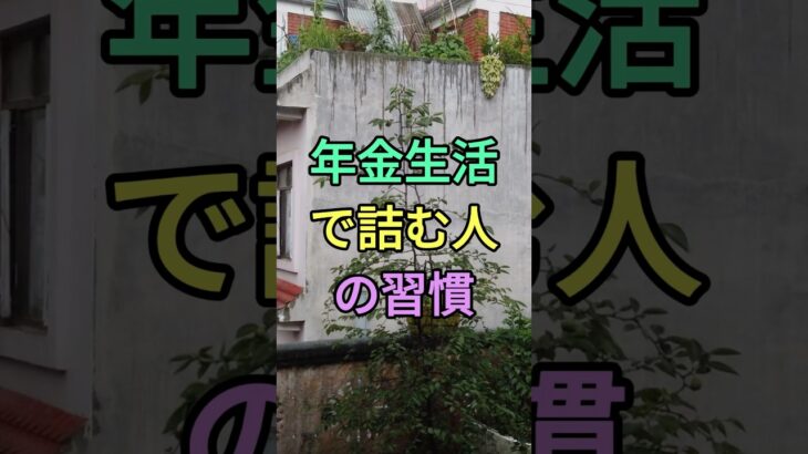 年金生活で詰む人の習慣 #開運 #知恵 #名言 #雑学 #シニア