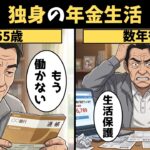 【漫画】年金暮らしを始めた独身男の末路…老後の末路がヤバすぎる…