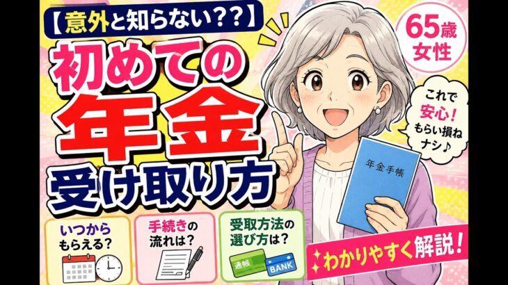 【意外と知らない？？】初めての年金受け取り方
