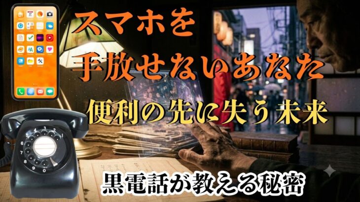 シニアもスマホを手放せなくなった、人類が最後に失うもの～黒電話のノイズの本当の意味