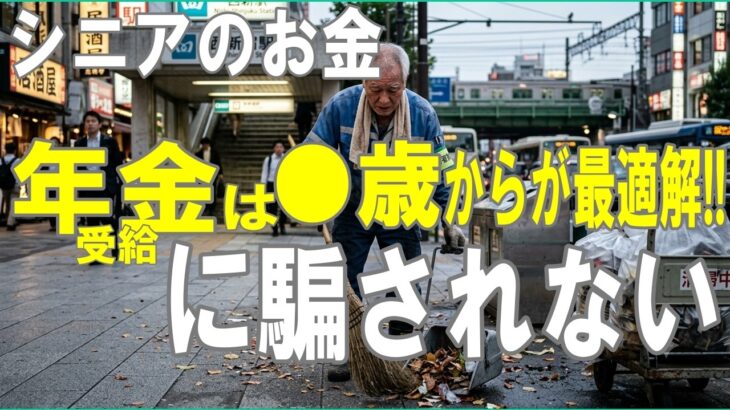 シニアのお金【年金受給は●歳からが最適解!!】に騙されない／人には人の受給時期 #年金受給 #年金生活 #年金暮らし