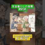 年金暮らしの食費節約術：３つの主役食材で賢く買い物！