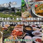 【シニア母とのソウル旅⑤】４泊５日の帰国日編！最後まで歴史を感じる場所へ行き、大好きなチムタクを満喫❤️滞在費の総額も公開！美味しかった料理も総まとめ、イビス仁寺洞ホテル宿泊、グルメ