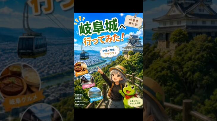 岐阜城へ行ってみた！絶景と健康旅【岐阜県】
