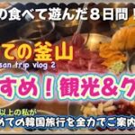 【初釜山・２日.３日目】おすすめ観光&グルメ