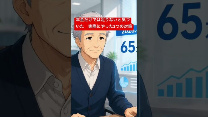 年金だけじゃ足りないとと気づいた