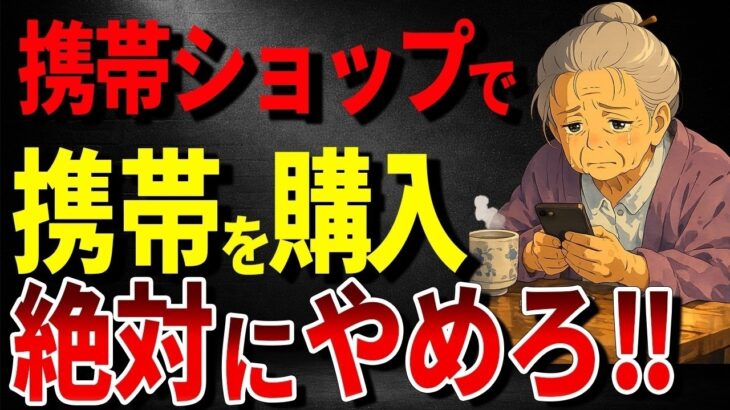 【徹底解説】シニアの本当に得するスマホの買い方とは？