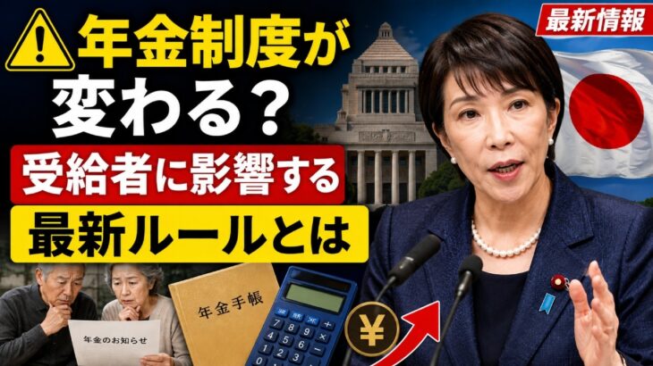 ⚠️ 年金制度が変わる？受給者に影響する最新ルールとは
