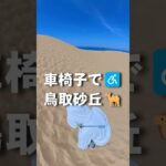車椅子で鳥取砂丘　 #シニア旅行　 #車椅子旅　#ベビーカー