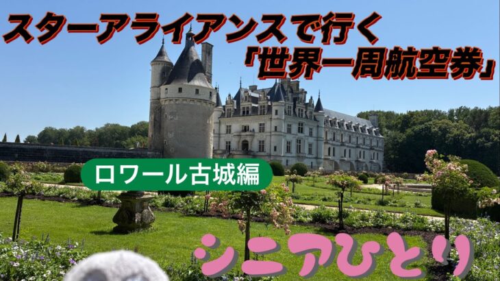 スターアライアンス「世界一周航空券」で行くシニアひとり旅⑥ロワール古城編