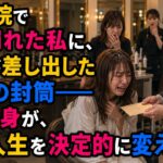 美容院で泣き崩れた私に、伯父が差し出した一通の封筒――その中身が、私の人生を決定的に変えた【感動】#スカッとする話 #朗読 #シニア