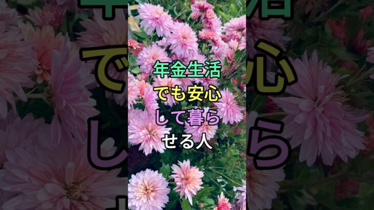 年金生活でも安心して暮らせる人 #知恵 #名言 #雑学 #シニア