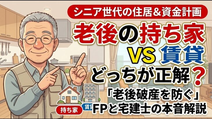 「老後の持ち家vs賃貸」